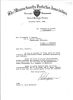 Disert, Clarence Roy: Insurance Payment Letter for Clarence Roy Disert (1896-1922)
