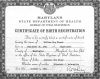 Disert, William Roy: Birth Registration for William Roy Disert (1921-2007)
