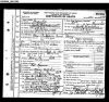 Belcher, Rebecca Ann: Death Certificate of Rebecca Ann Belcher (1867-1945) 
