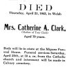 MacDonell, Catherine Anne: Obituary of Catherine Anne 'Katie' MacDonell (1862-1942)
