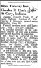 Clark, Charles, Russell: Obituary of Charles Russell Clark 
(1895-1962)