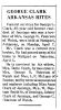 Clark, George Leo: Obituary of George Leo Clark (1888-1969)