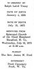 Toney, Ralph Laird 'Peck': Memorial for Ralph Laird 'Peck' Toney (1898-1975)