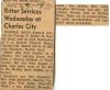Ritter, George W.: Obituary of George W. Ritter (1876-1955)