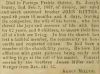 Ritter, John, Sr. (1777-1867): Obituary of John Ritter, Sr. (1777-1867)
