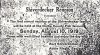 Shiverdecker, General Alvin Howard 'Mose' 'Moe':  1919 Shiverdecker Reunion Invitation to General Alvin Howard 'Mose' 'Moe' Shiverdecker(1865-1932)