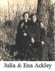 Ackley, Julia Norah (1900-2002) & Ena Louise Ackley Adams (1906-1988)